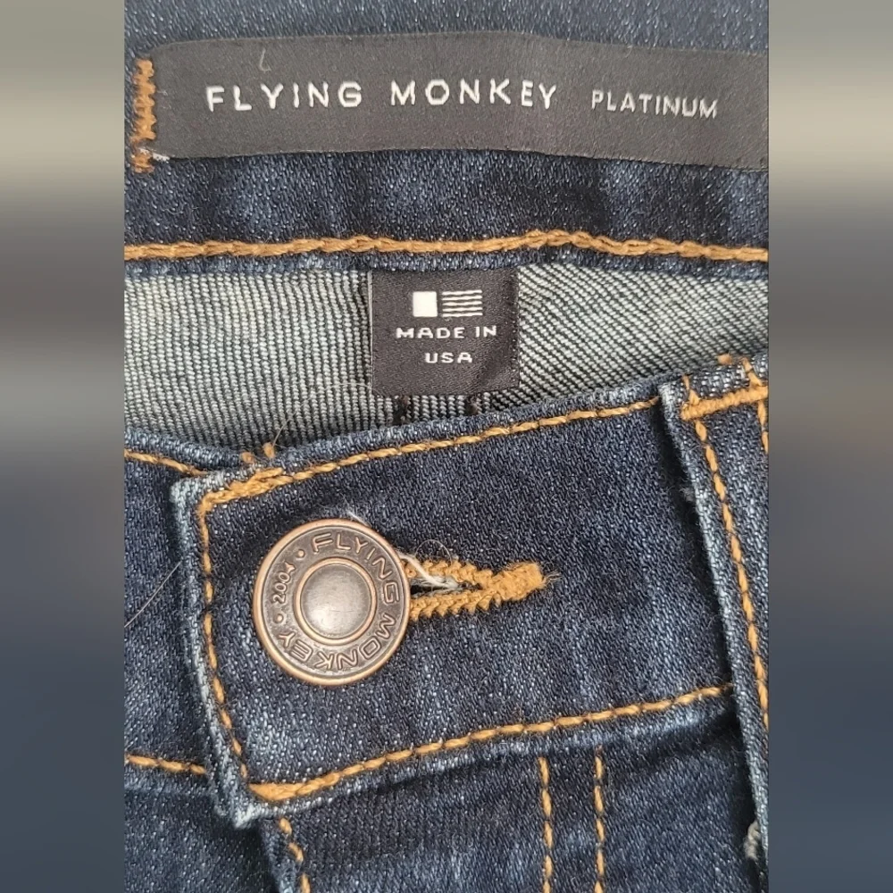 Flying Monkey Blue Jeans with Classic Indigo Hue